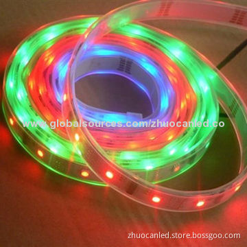WS2801 Pixel strip DMX control LED strips, individually addressable
